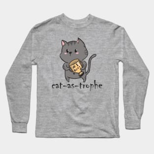 CAT-as-trophe | Grafck x NotPaperArt T-Shirt Long Sleeve T-Shirt